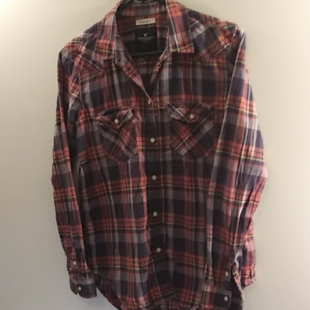 Ladies, American Eagle flannel shirt. Sz. Small
